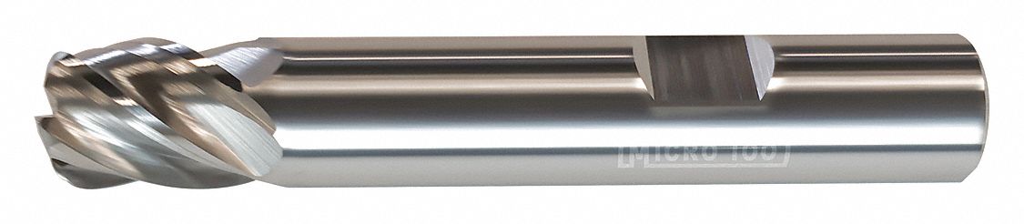 Sq. End Mill, Single End, Carb, 1/2"