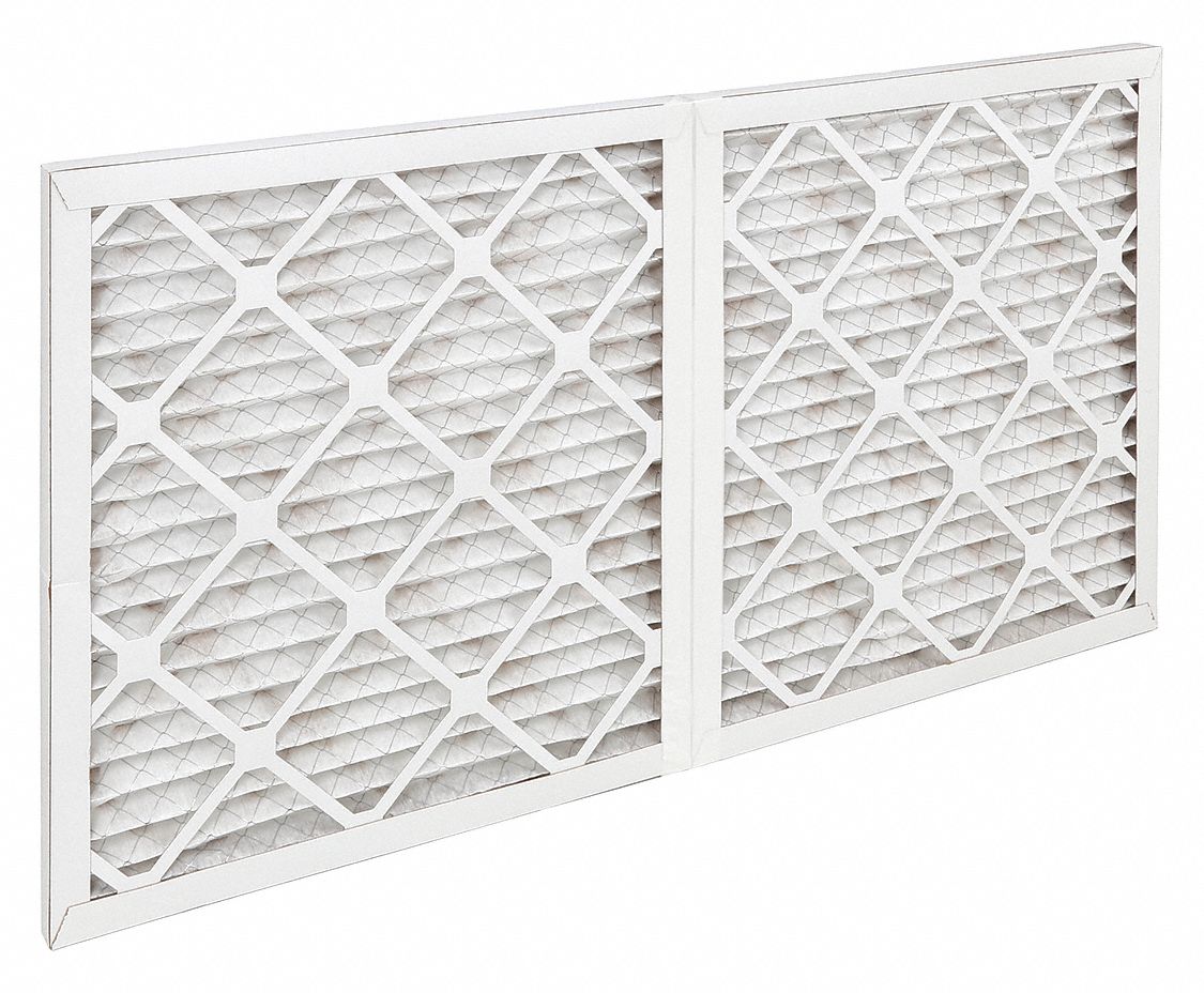 Pleated Air Filter: 19 in x 36 in x 1 in, MERV 8, Gen Use