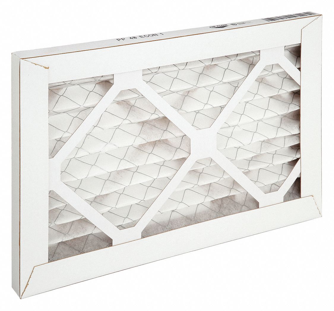 GRAINGER, 8x12x1, MERV 7, Pleated Air Filter 54FE9354FE93 Grainger