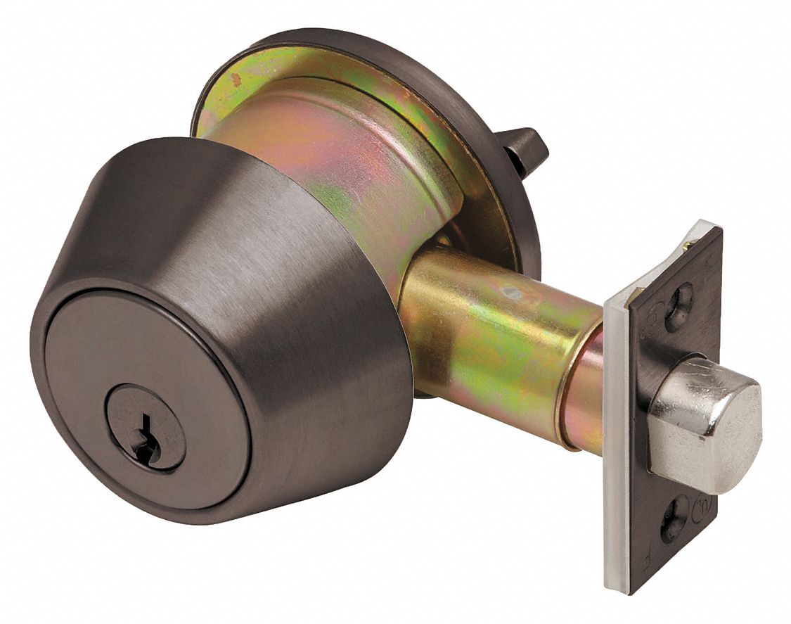 DEXTER Deadbolt Locks, Cylindrical, Commercial, Industrial