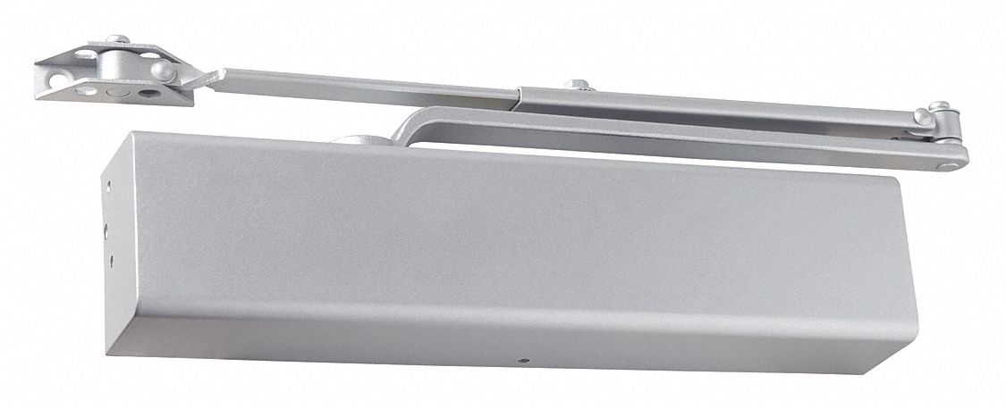 Door Closer: Std Mounting Type, Grade 2 - Medium Duty, Aluminum