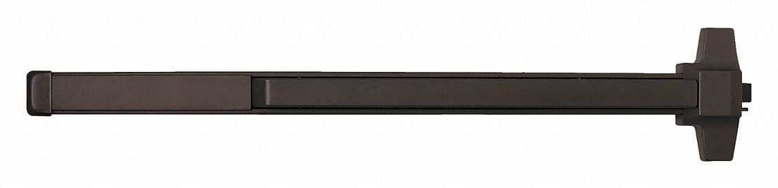 Exit Device: 36 in Max Door Wd, Bronze