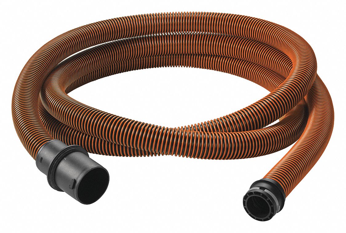 FEIN AntiStatic Vacuum Hose, 1 3/8 in Hose Dia., 13 ft Hose Length