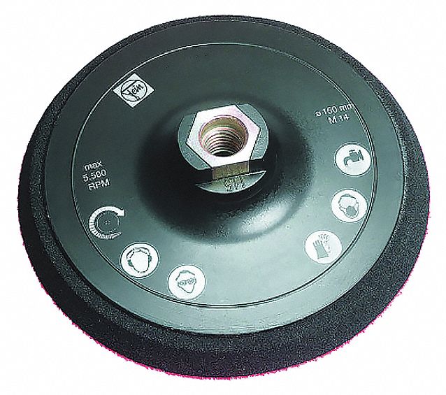 Backing Pad Plastic Standard 5 dia.