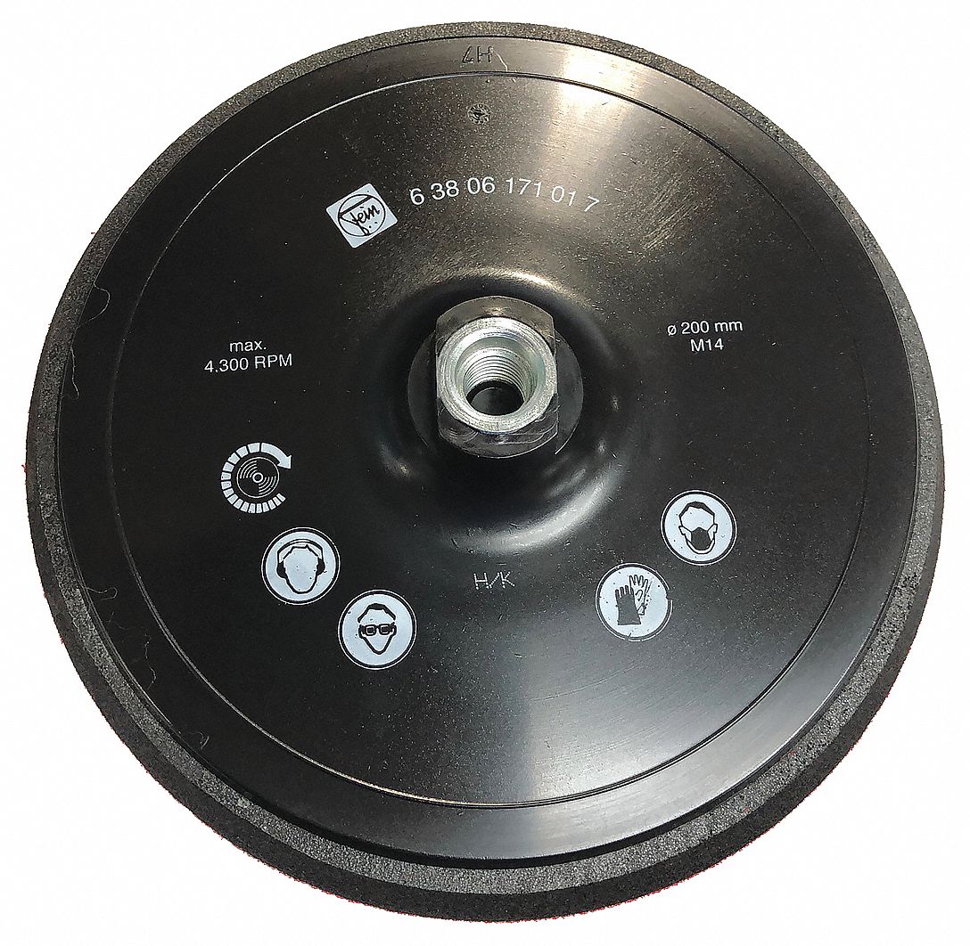 Backing Pad Plastic Standard 7-7/8 dia.