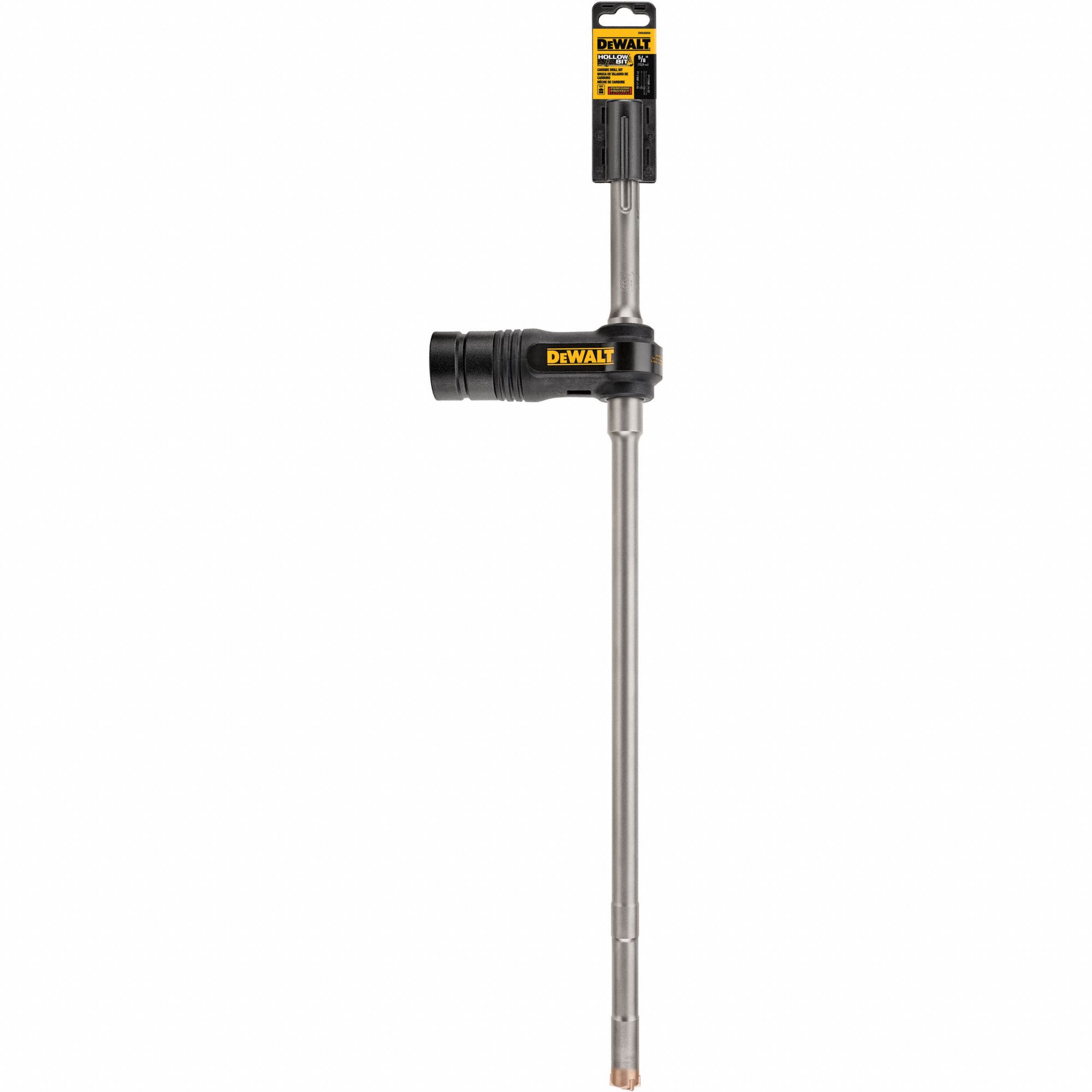 DEWALT 5/8 in x 23 3/4 in SDS Max Hollow Hammer Drill Bit, Number of ...