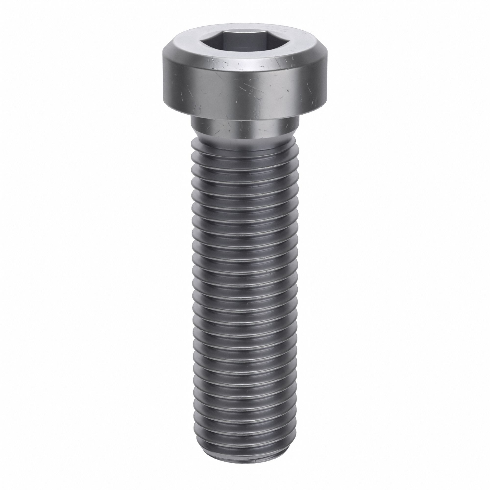 Socket Head Cap Screw: M20x2.50 Thread Size, 70 mm Lg, Low-Profile Std, Black Oxide, 10 PK