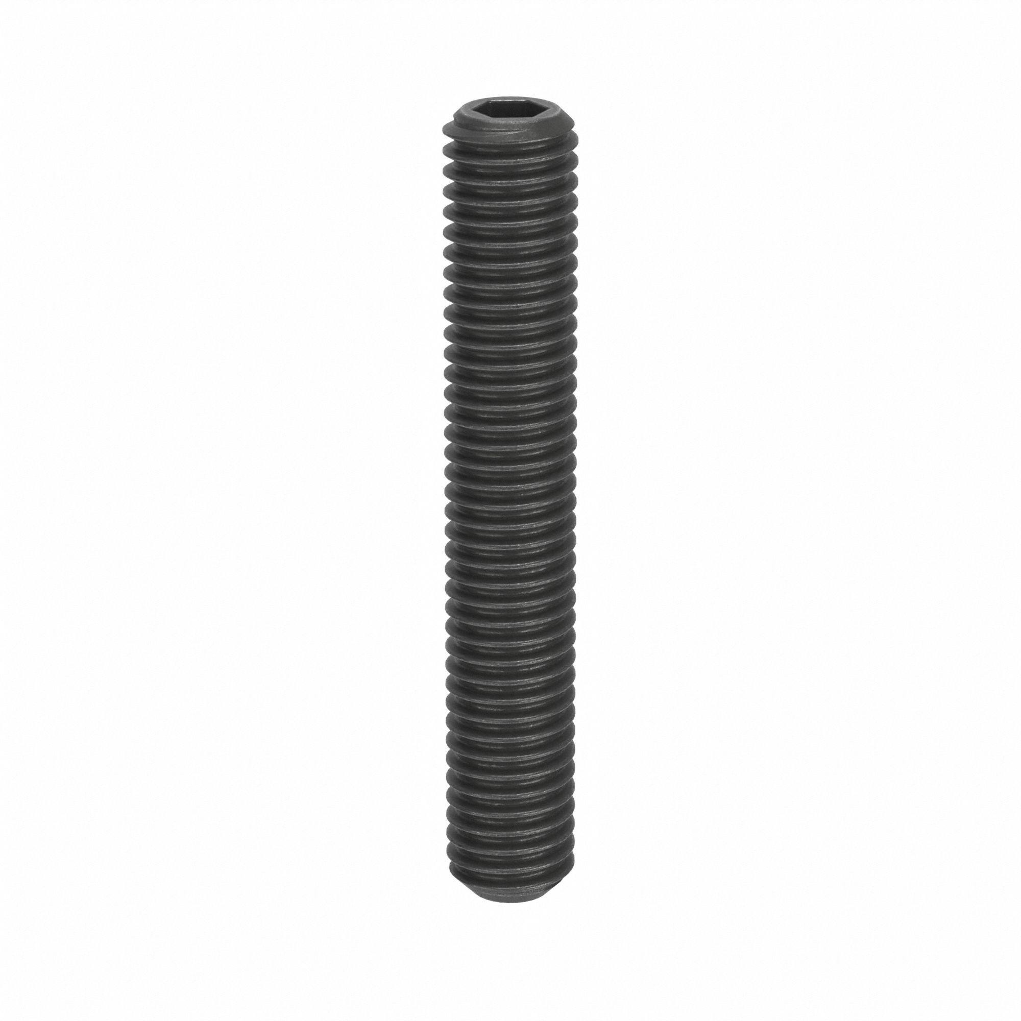 M81.25 mm Thread Size, 50 mm Overall Lg, Socket Set Screw 54FL10