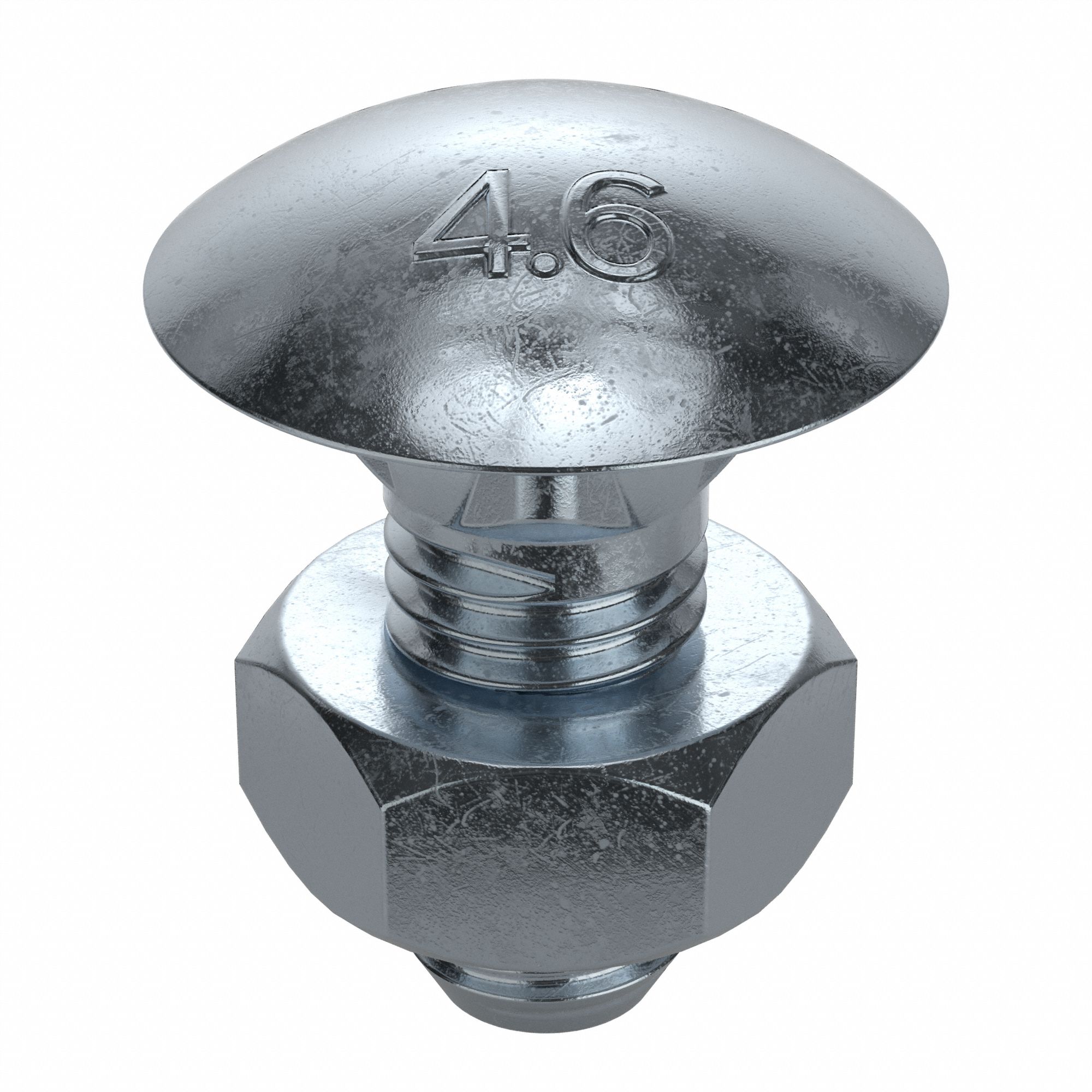 BOULON DE CARROSSERIE, CARRÉ, ACIER, CLASSE 4.6, GALVANISÉ, M12-1.75, 30MM L, MÉTRIQUE, 50PQ