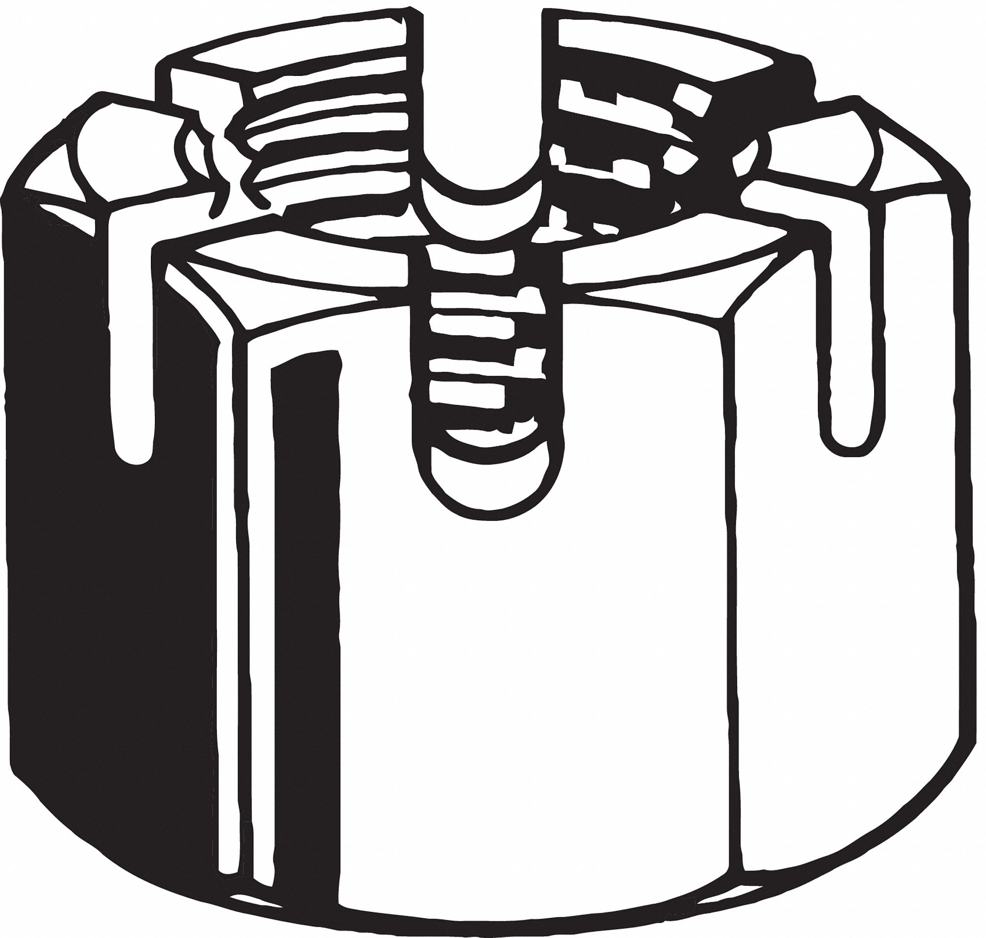 CstlNt Pln Class 4 M12-1.50 19mm PK100