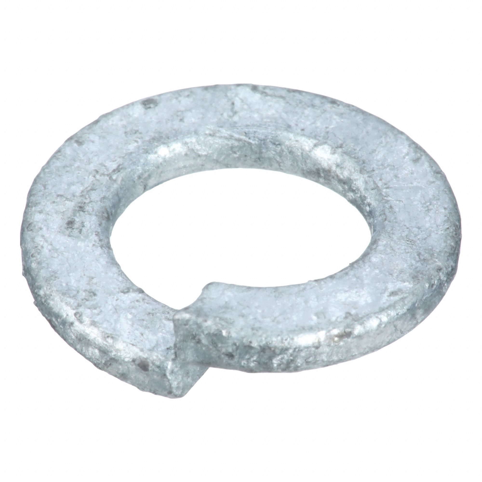 Split Lock Washer: Case Hardened, Hot-Dipped Galvanized, Steel, M12 Screw Sz, Case Hardened, 100 PK