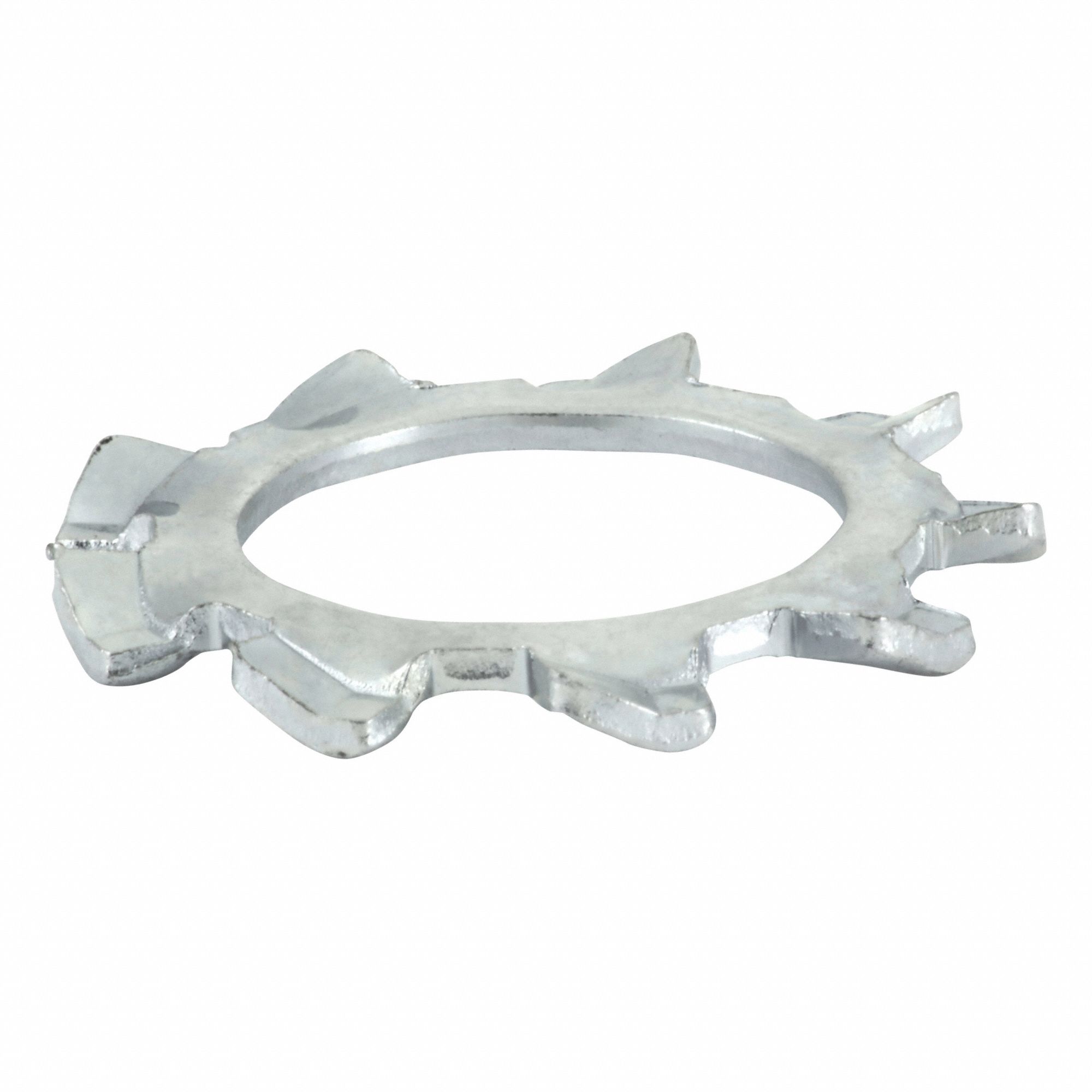External Tooth Lock Washer: Case Hardened, Zinc Plated, Steel, M10 Screw Sz, Case Hardened, 100 PK