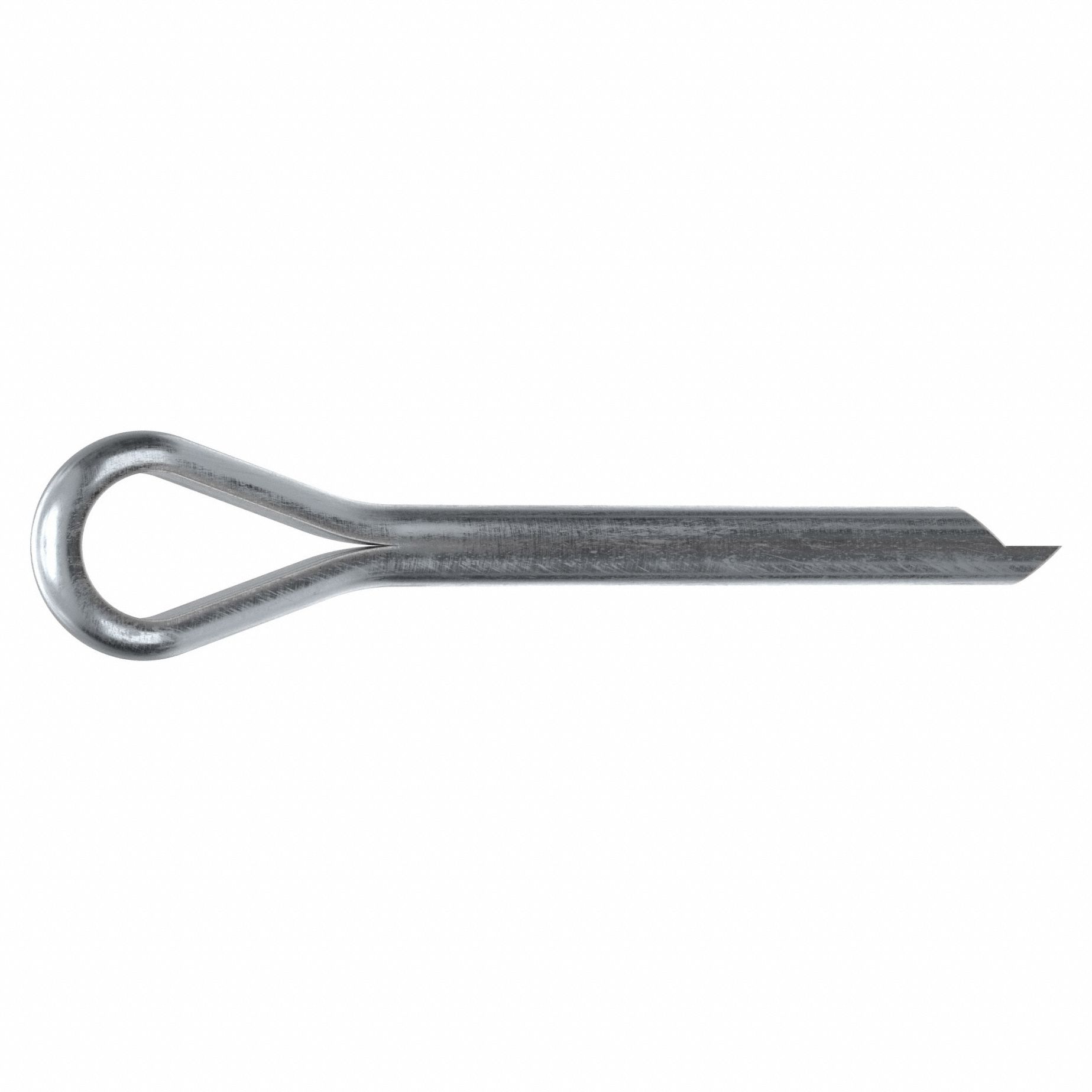 Cotter Pin, 8mm dia, 63mm L, PK50: Extended Prong, Metric, 8 mm Pin Dia, 63 mm Shank Lg, Steel, 50 PK