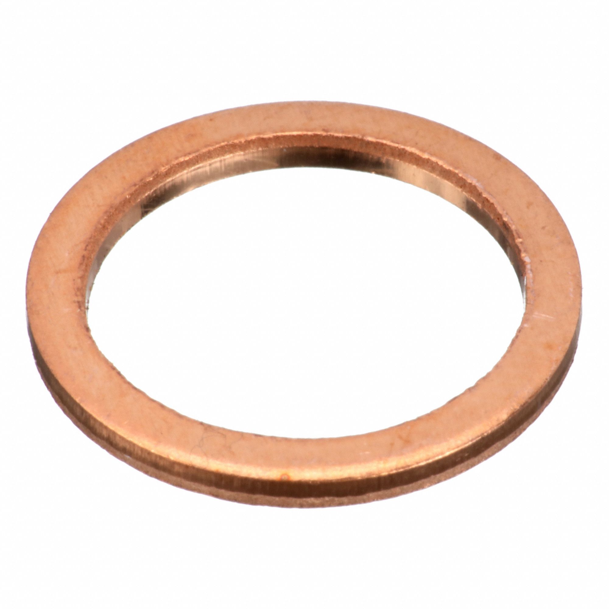 Sealing Washer: M12 Screw Sz, Copper, Copper Seal, 12 mm Inside Dia, 16 mm Outside Dia, 50 PK