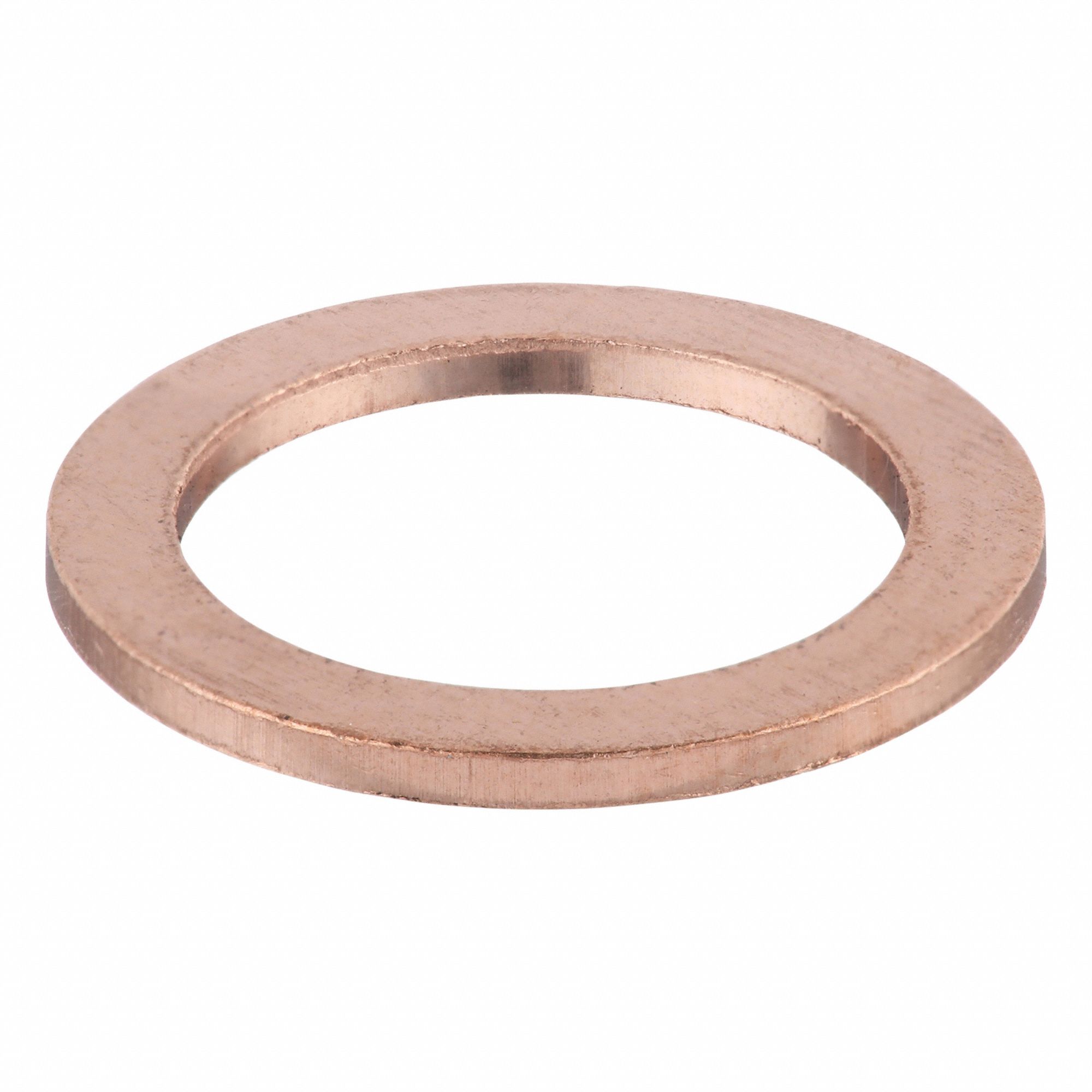 Sealing Washer: M14 Screw Sz, Copper, Copper Seal, 14 mm Inside Dia, 20 mm Outside Dia, 50 PK