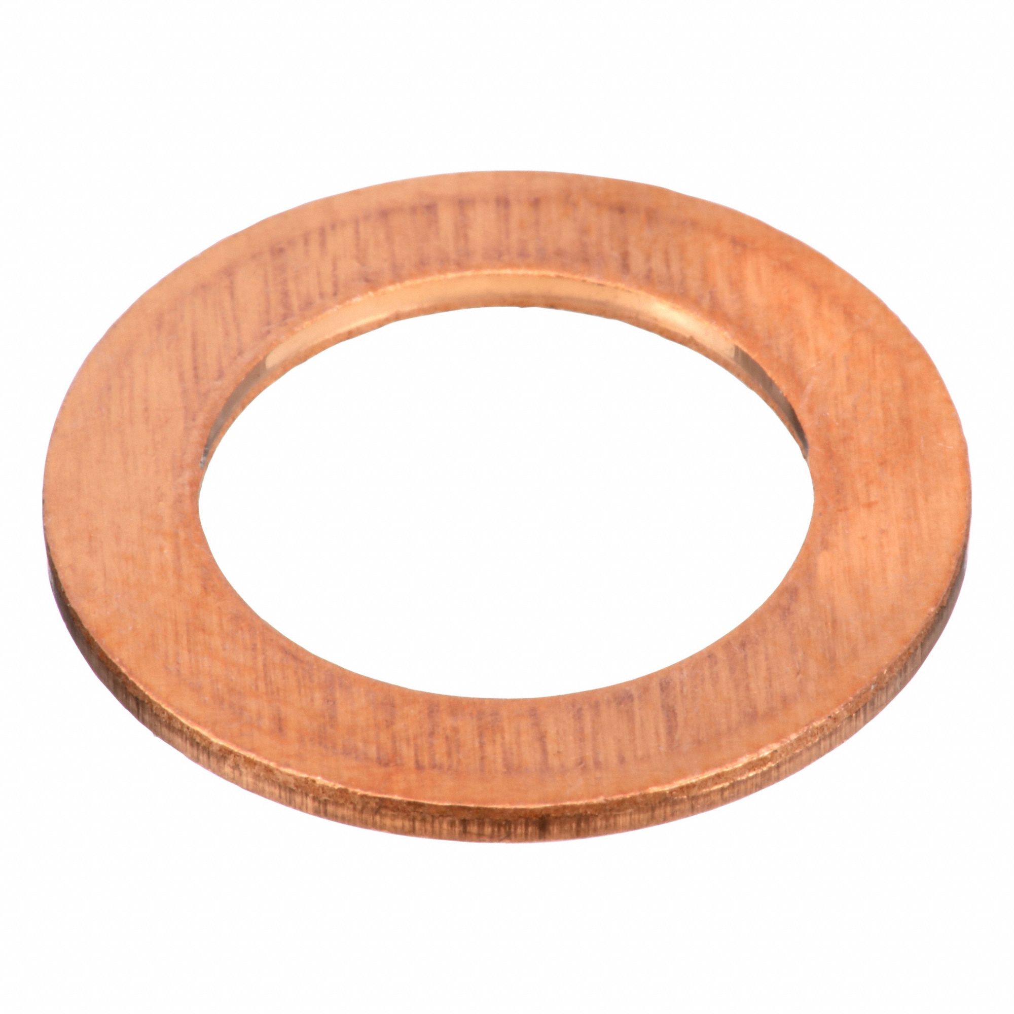 Sealing Washer: M14 Screw Sz, Copper, Copper Seal, 14 mm Inside Dia, 22 mm Outside Dia, 50 PK