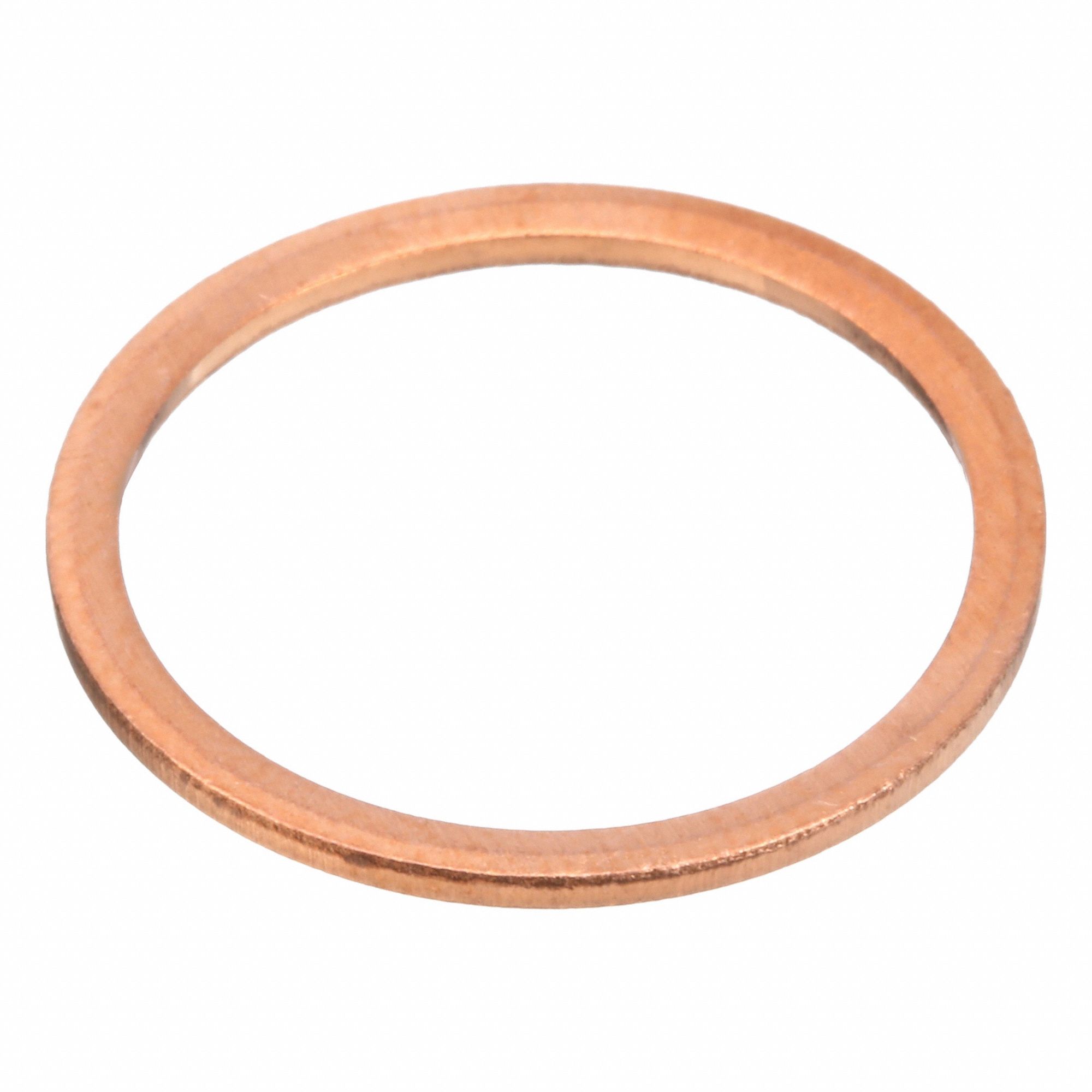 Sealing Washer: M20 Screw Sz, Copper, Copper Seal, 20 mm Inside Dia, 24 mm Outside Dia, 25 PK