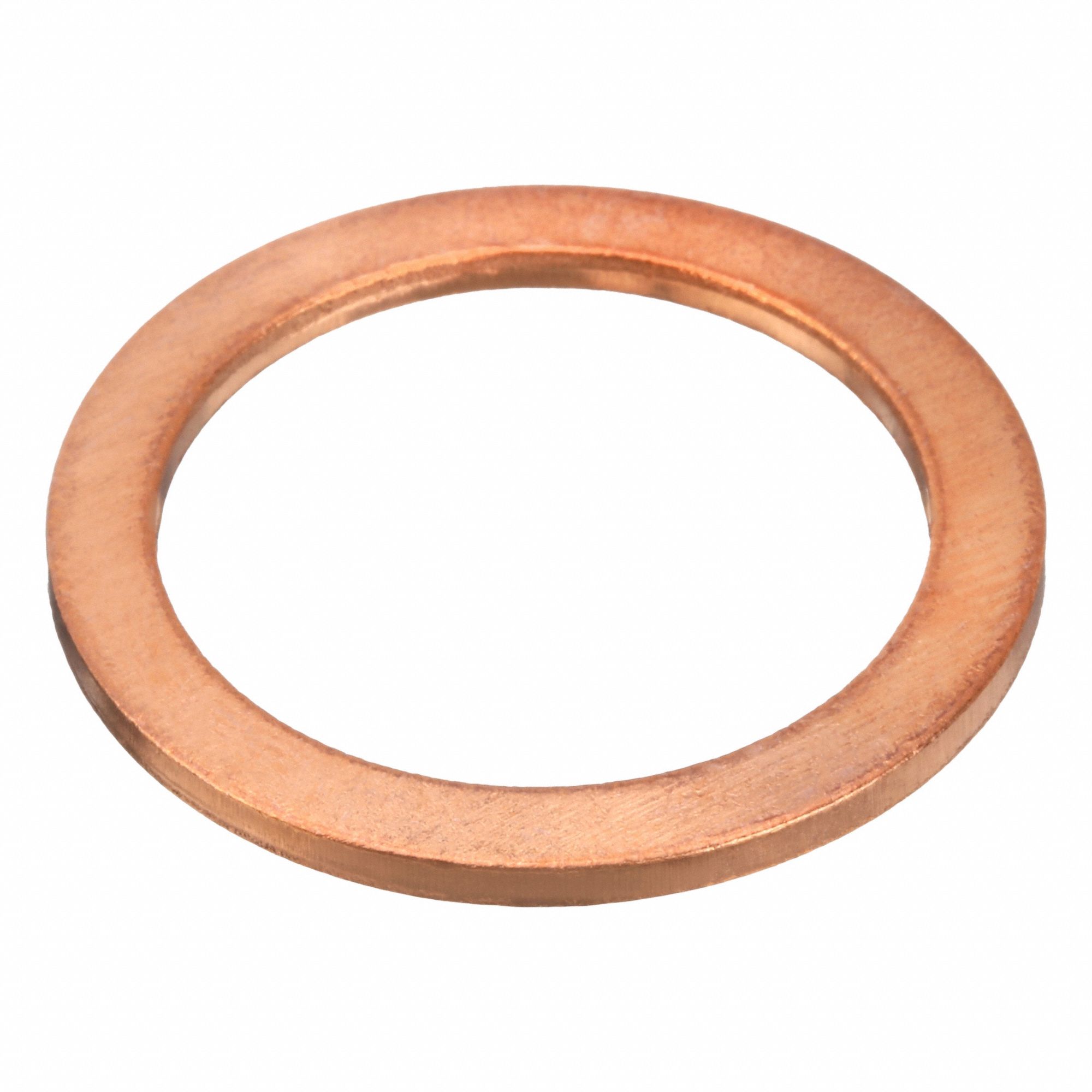 Sealing Washer: M24 Screw Sz, Copper, Copper Seal, 24 mm Inside Dia, 32 mm Outside Dia, 25 PK