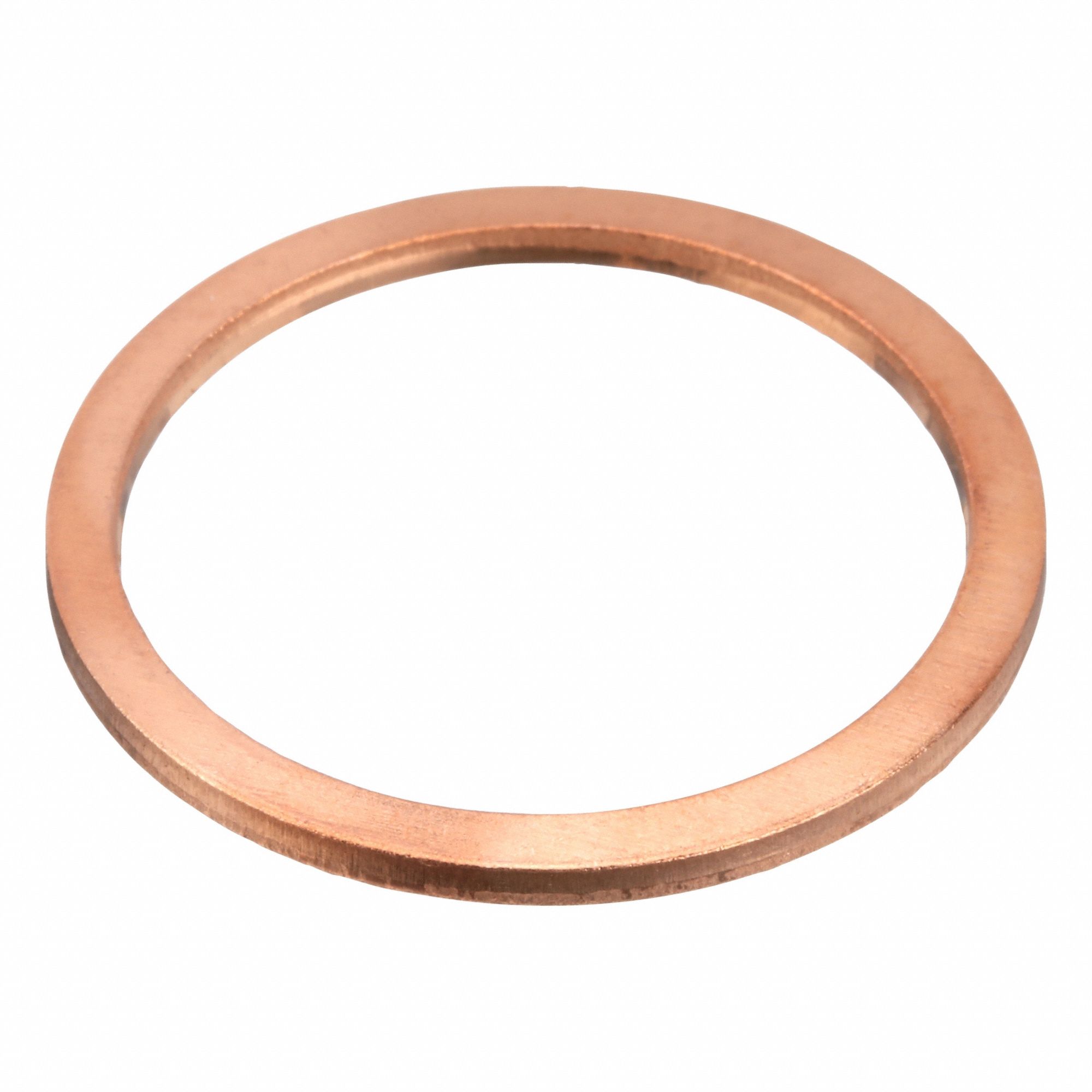 Sealing Washer: M28 Screw Sz, Copper, Copper Seal, 28 mm Inside Dia, 34 mm Outside Dia, 10 PK