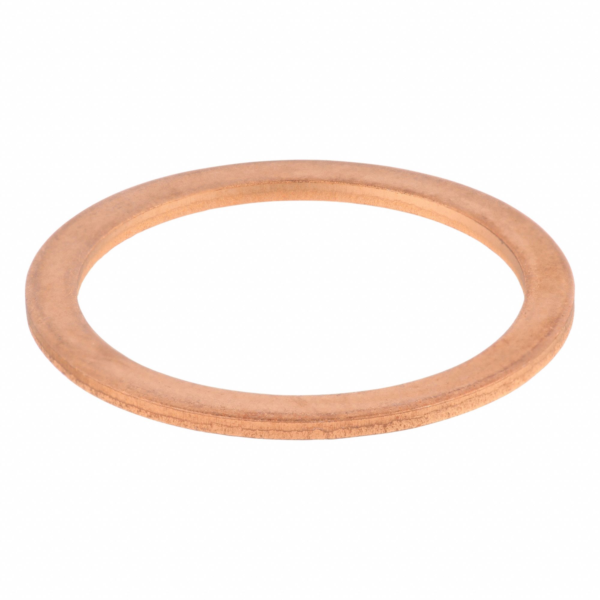 Sealing Washer: M32 Screw Sz, Copper, Copper Seal, 32 mm Inside Dia, 40 mm Outside Dia, 10 PK