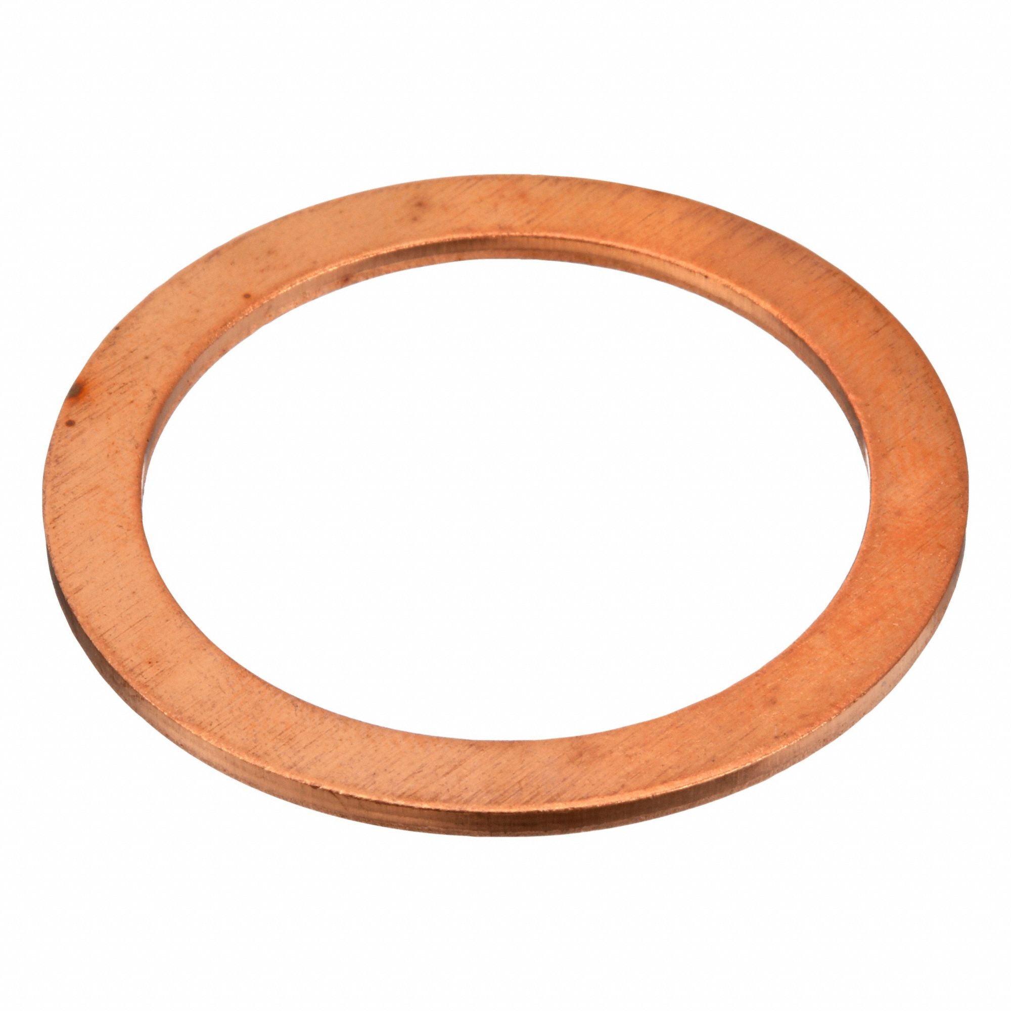 Sealing Washer: M35 Screw Sz, Copper, Copper Seal, 35 mm Inside Dia, 45 mm Outside Dia, 10 PK