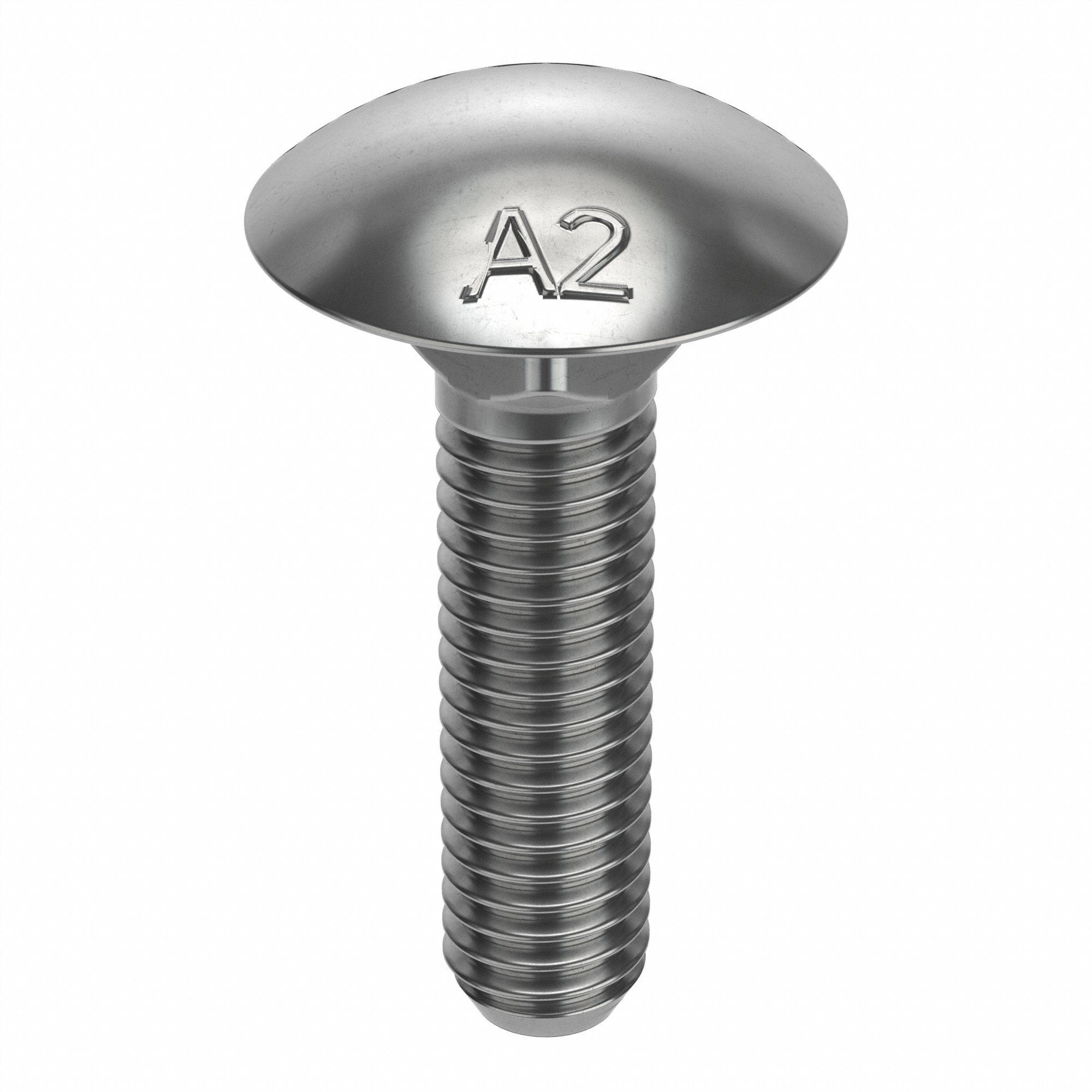 APPROVED VENDOR BOLT CRG,D603,SS,A2,M5-0.8X25,PK100 - Carriage Bolts ...