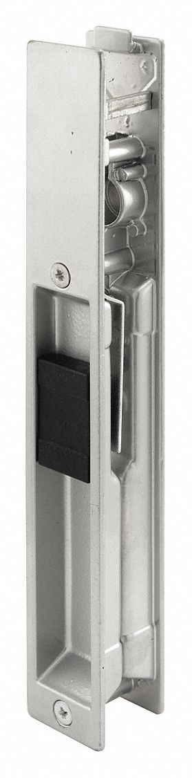 Sliding Door Lock: 1 1/4 in Lg, 1 1/4 in Wd, 8 13/16 in Ht