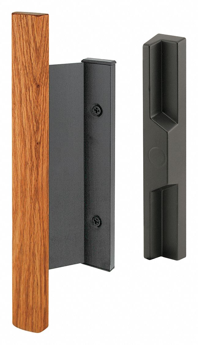 Sliding Door Lock: 2 1/2 in Lg, 2 in Wd, 11 in Ht