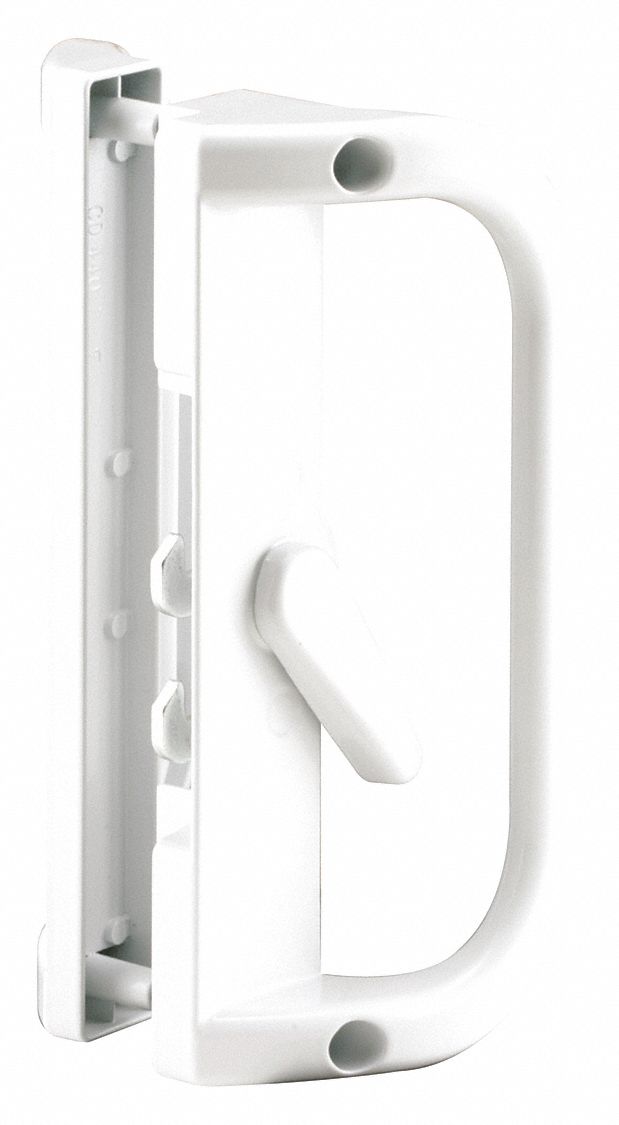 Sliding Door Lock: 2 in Lg, 2 in Wd, 2 in Ht
