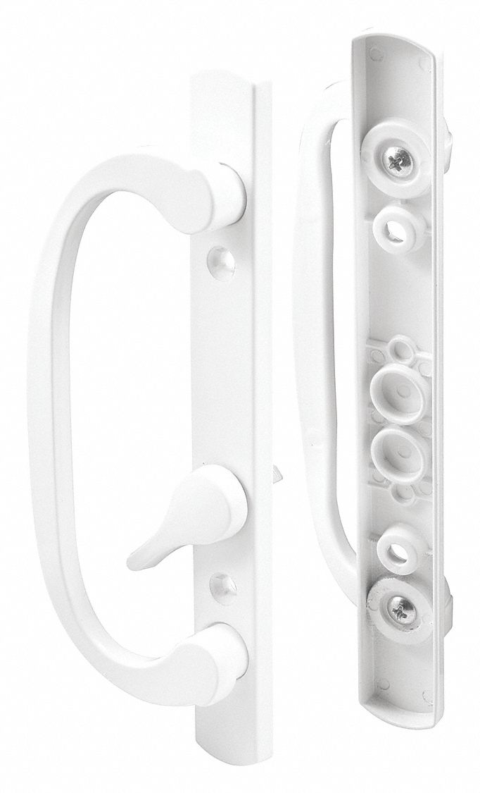 PRIMELINE Patio Door Handle Set, Powder Coated 54FY35C 1280 Grainger