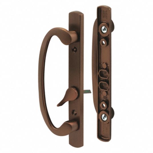 PRIMELINE, Mortise Latch, Patio Door Handle Set 54FY36C 1281 Grainger