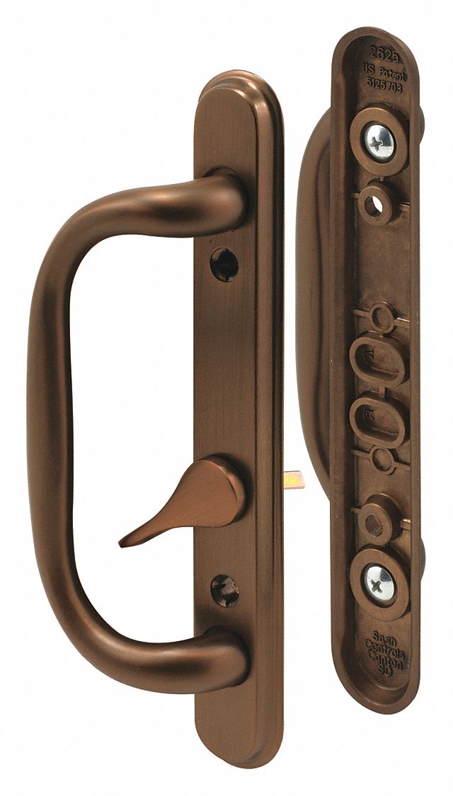 PRIMELINE Patio Door Handle Set, Oil Rubbed Bronze 54FY40C 1285