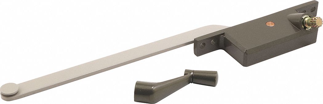 Window Operator: Crank, Handle Included, Right-Hand, Frame, Bronze, 4 3/4 in Base Lg