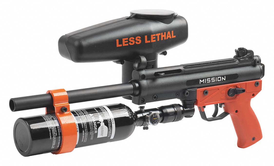 MISSION LESS LETHAL TECHNOLOGIES, 200, 21 in Overall Ht (In.), Pepper