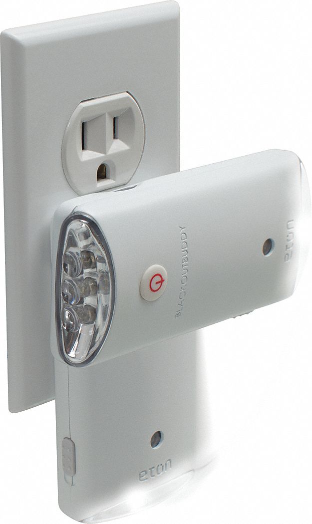 LED Handheld Flashlight, Plastic, Maximum Lumens Output: 10, White, 3.93 in