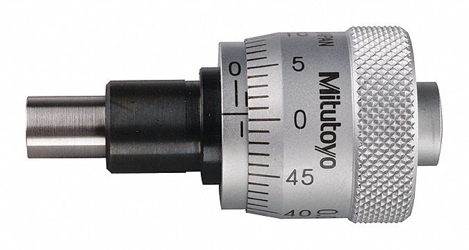 MITUTOYO, 0 mm to 6.5 mm Range, 0.002 mm Accuracy, Mechanical ...