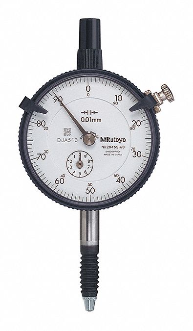 Mitutoyo 0 To 10 Mm Range Continuous Reading Dial Indicator Lug