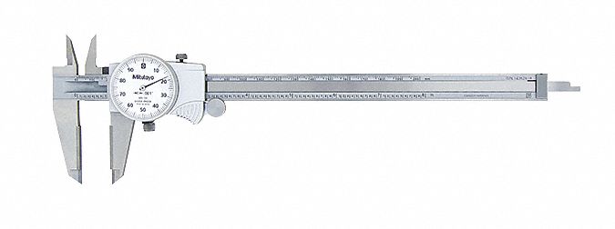 DIAMETER CALIPER, 0 TO 8 IN RANGE, +/-02 IN ACCURACY, 01 IN DIAMETER GRADUATION, 4-WAY