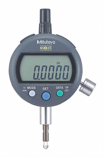 DIGITAL INDICATOR, 0 TO 0.5 IN RANGE, IP42, +/-01 IN ACCURACY, CABLE DATA OUTPUT, CASE