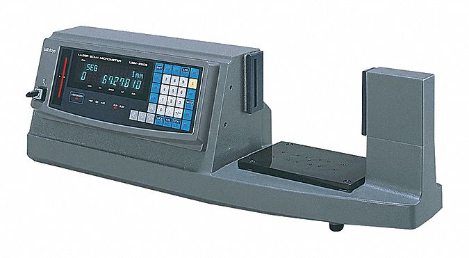 Laser Scan Micrometer: 1/50 in to 2 9/25 in /0.5 mm to 60 mm, +/-2.5 μm Accuracy, IP64
