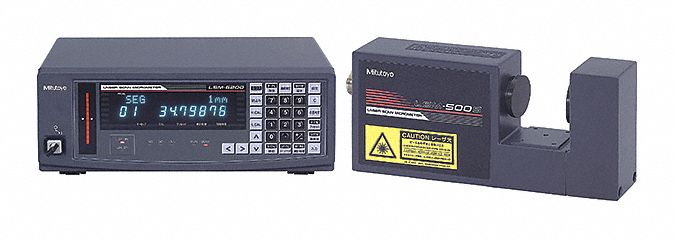 Laser Scan Micrometer: 1/5000 in to 2/25 in /0.005 mm to 2 mm, +/-0.3 μm Accuracy, IP64