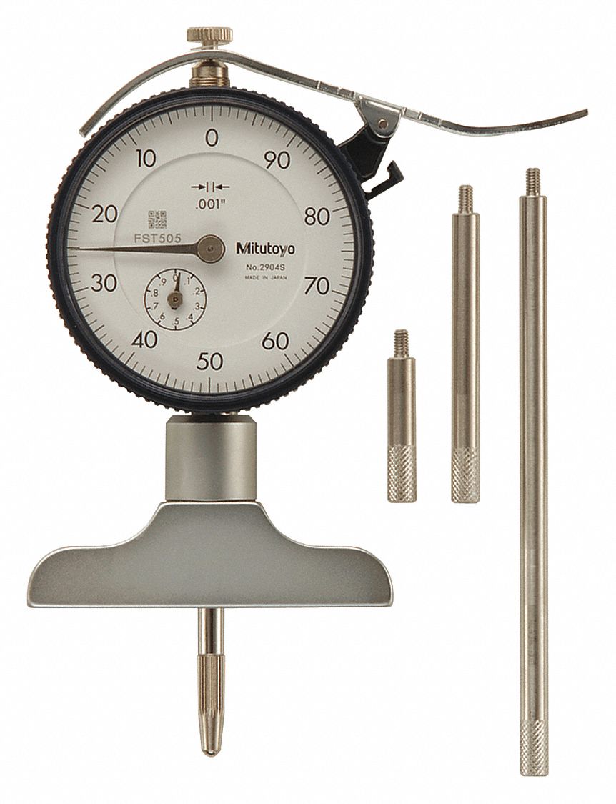 Mitutoyo 0 In To 8 In Range 0 002 In Accuracy Dial Depth Gauge