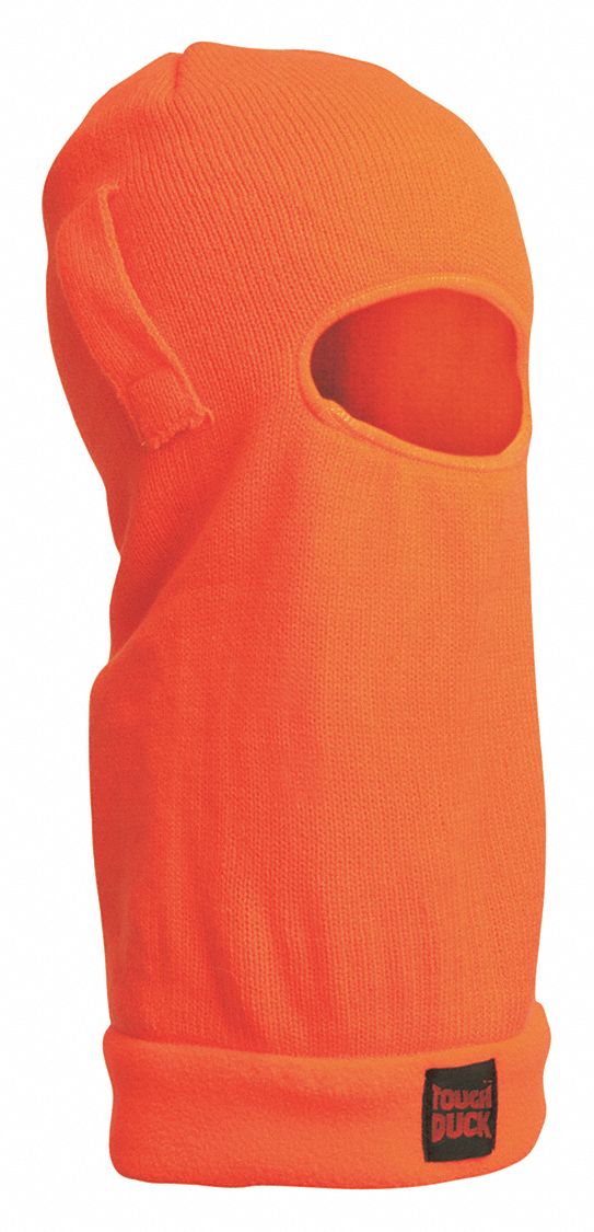 CAGOULE HAUTE VISIBILITÉ,ORANGE,TAILLE UNIVERSELLE,ACRYLIQUE,OREILLES/TÊTE/COU,DÉTAILS RÉFLÉCHISSANTS