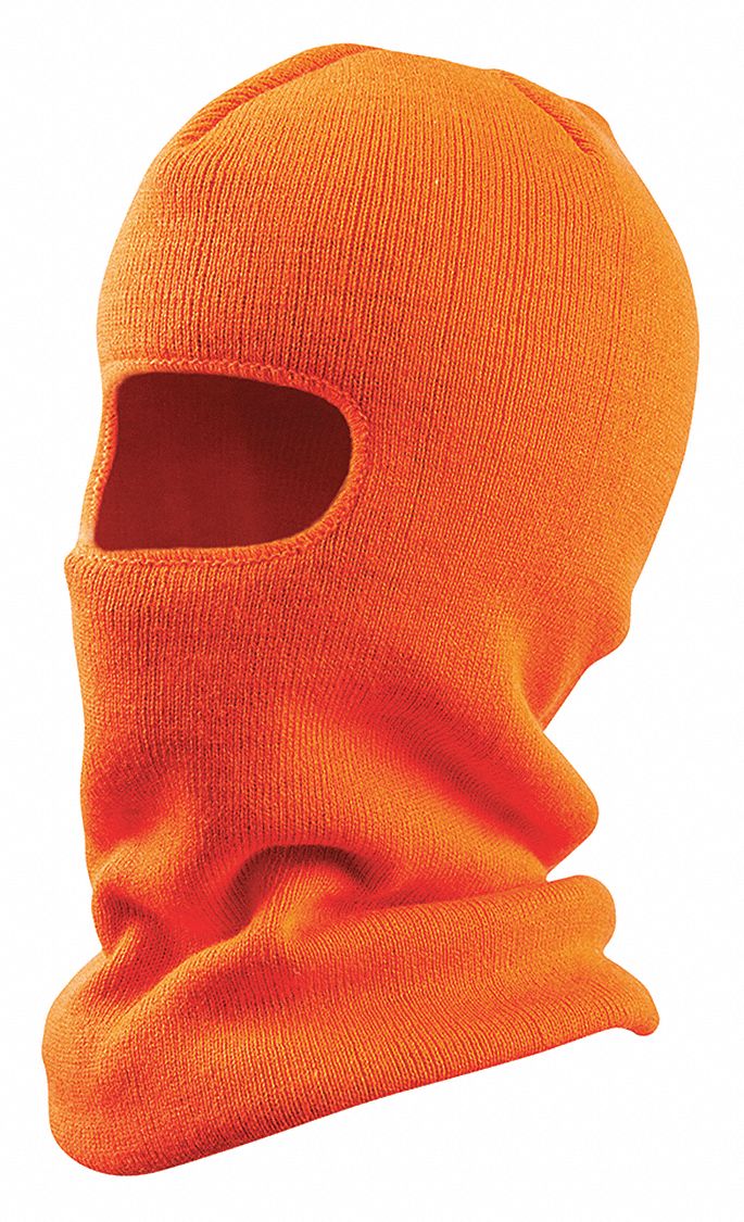 CAGOULE FX40,ORANGE,TAILLE UNIVERSELLE,ACRYLIQUE,OREILLES/VISAGE/COU,POLYVALENTE