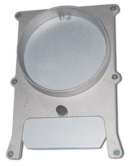 MANUAL BLASTGATE,4" DUCT SZ,6-55/64" L