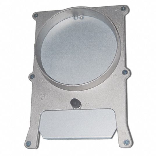 10 in Duct, Galvanized Steel Blade, Blast Gate 54GZ07BGF10 Grainger