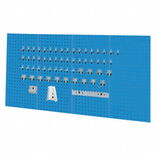 KENNEDY Steel Pegboard Panel Kit with 120 lb Load Capacity, 36 inH x 18