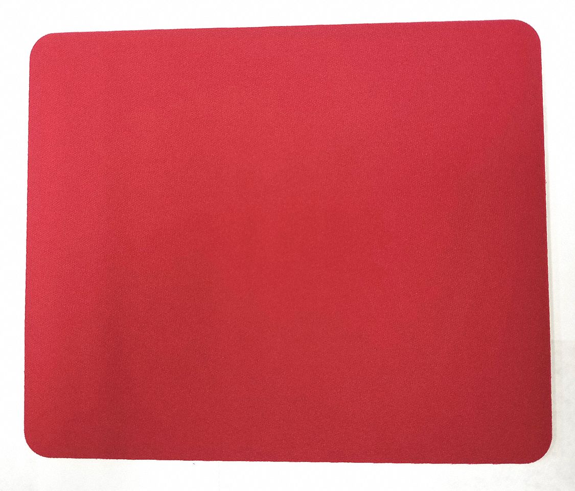 ABILITY ONE Mouse Pad, Red, Standard 54HD527045013684808 Grainger