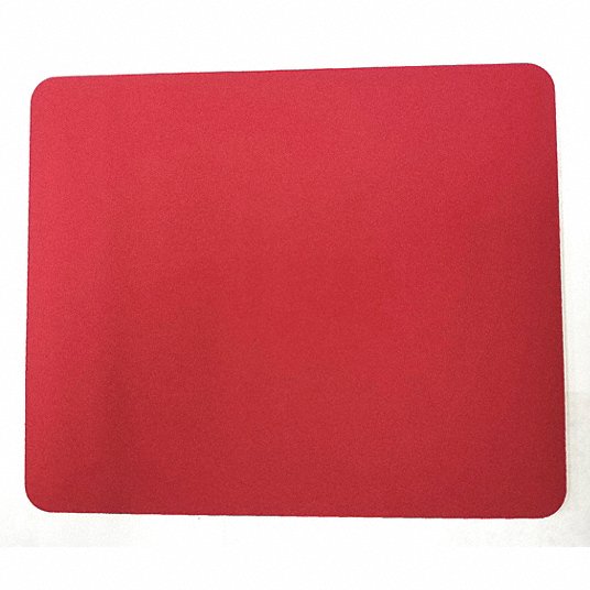 ABILITY ONE, Std, Red, Mouse Pad - 54HD52|7045-01-368-4808 - Grainger