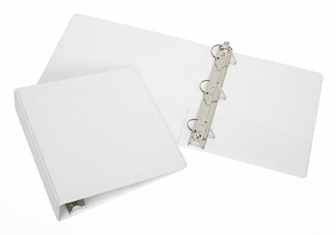 3 Ring Binders 1-1/2”, 1”, 1/2” Gray White Lot of 18 - general for sale -  by owner - craigslist